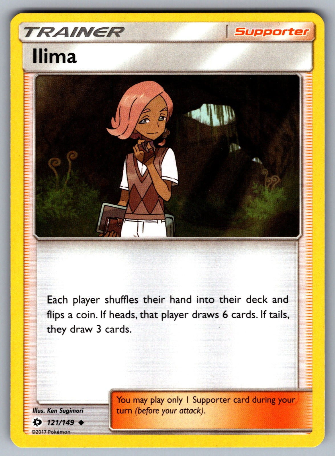 Ilima Uncommon SM Base Set 121/149 LP 2017