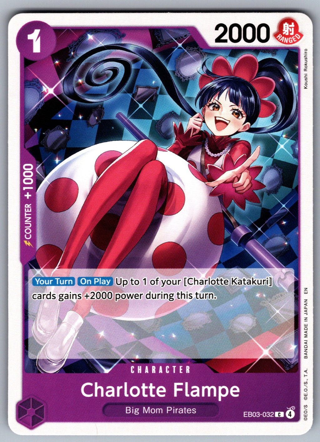 Charlotte Flampe C Extra Booster: One Piece Heroines Edition EB03-032 NM 2026