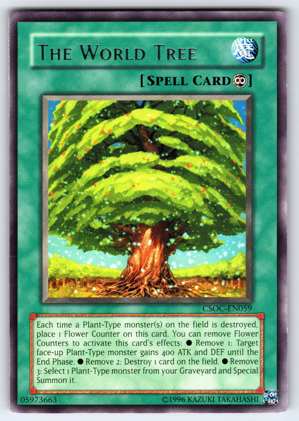 The World Tree Unlimited Rare Crossroads of Chaos CSOC-EN059 NM 2008