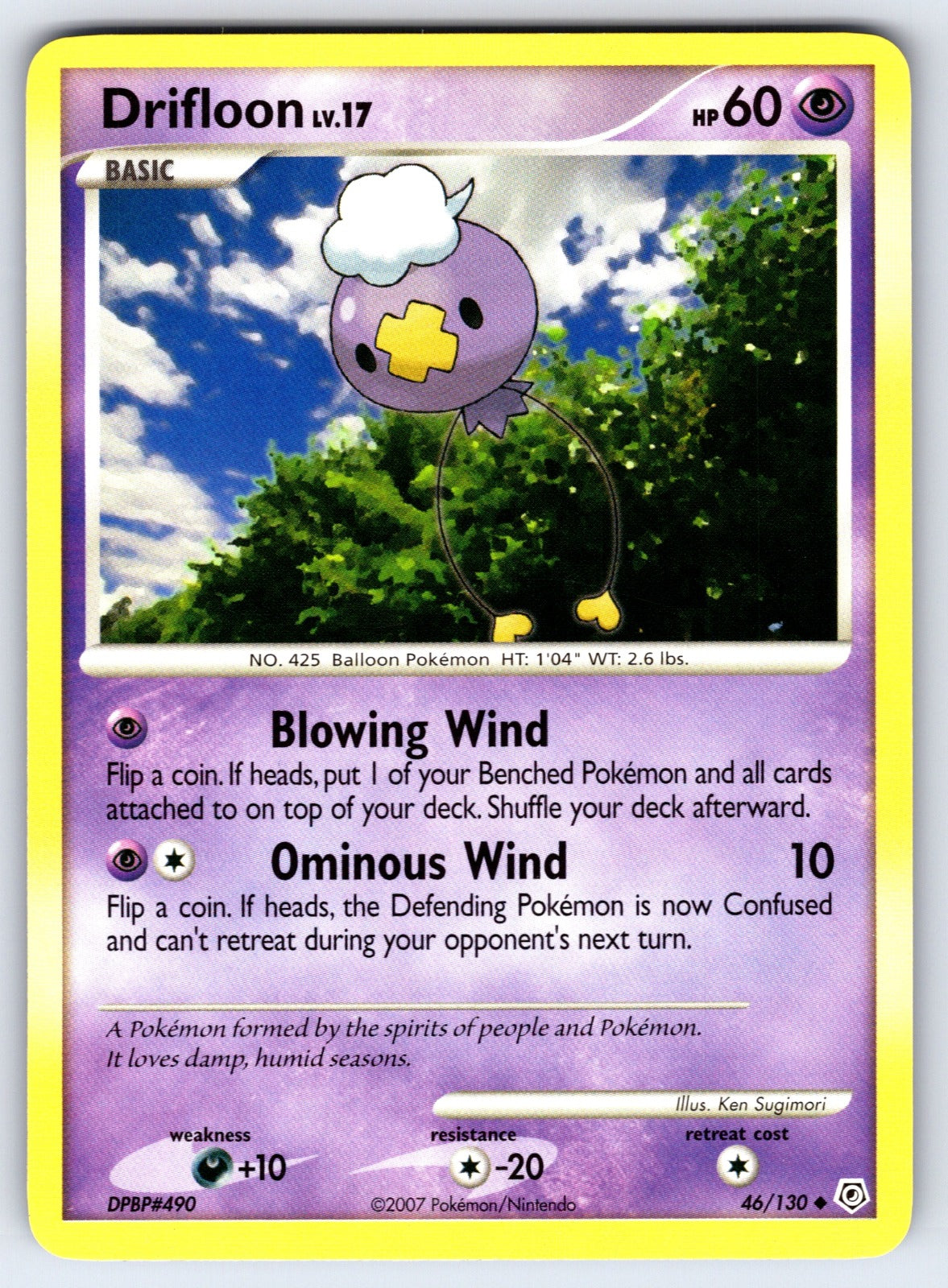 Drifloon Uncommon Diamond and Pearl 46/130 LP 2007