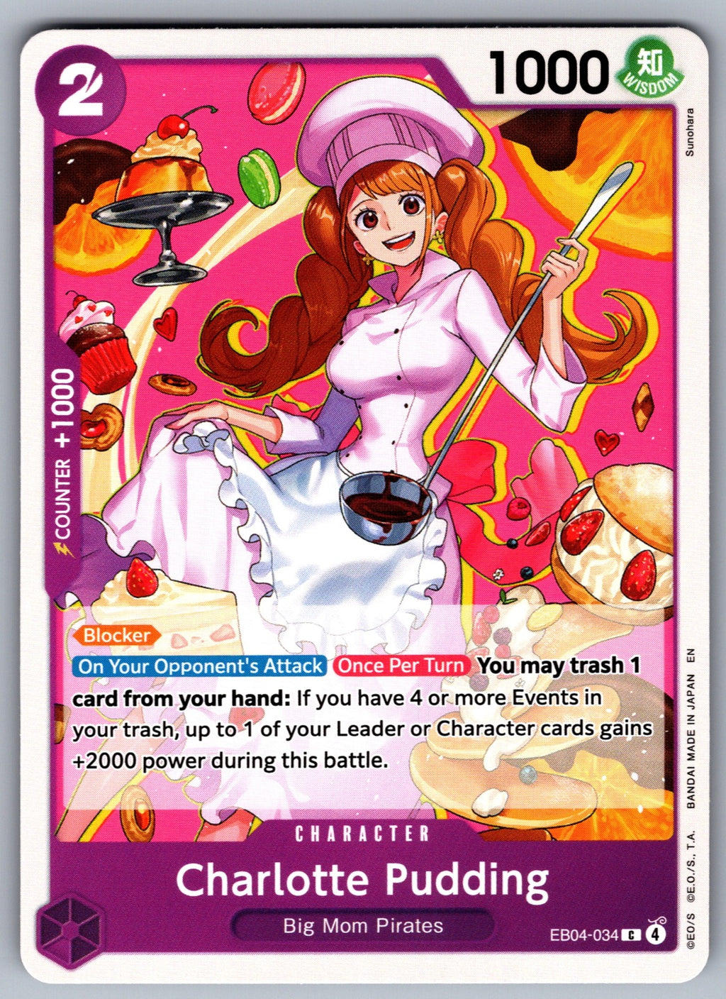 Charlotte Pudding C The Azure Sea's Seven EB04-034 NM 2026