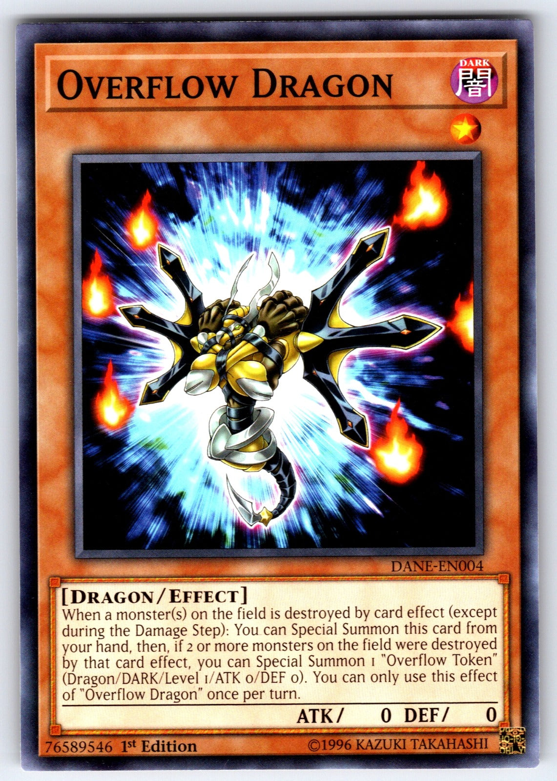 Overflow Dragon Unlimited Common Dark Neostorm DANE-EN004 LP 2019