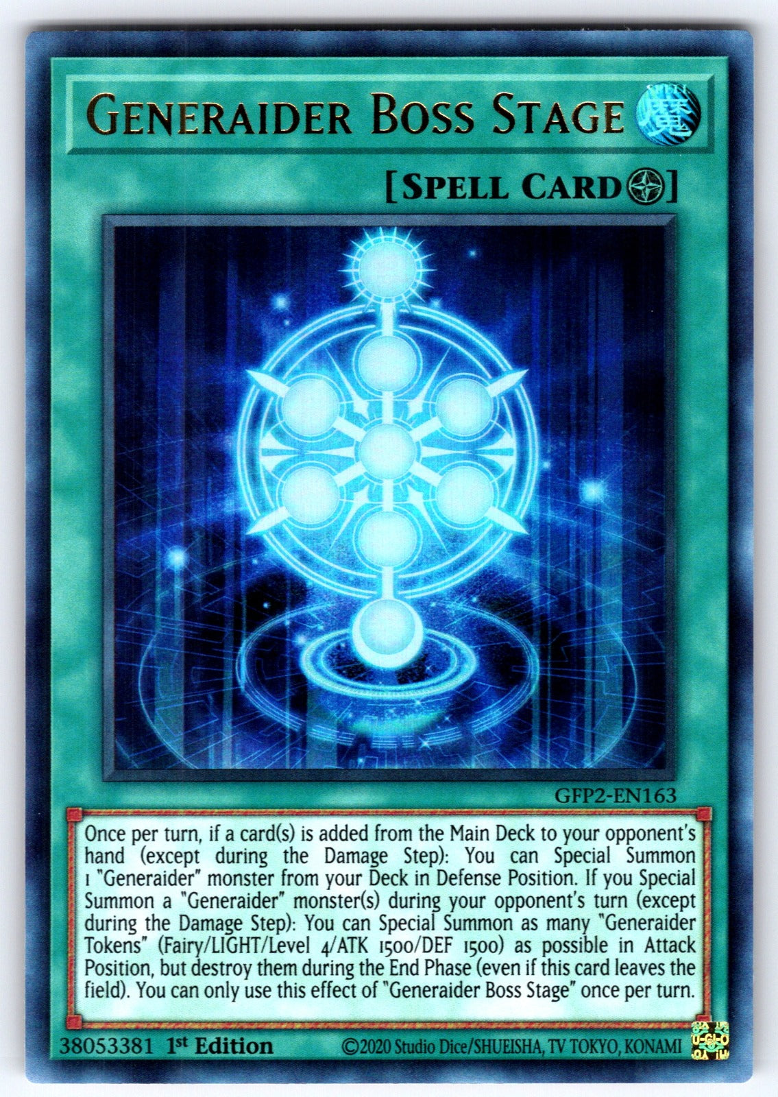 Generaider Boss Stage 1st Edition Ultra Rare Ghosts From the Past: The 2nd Haunt