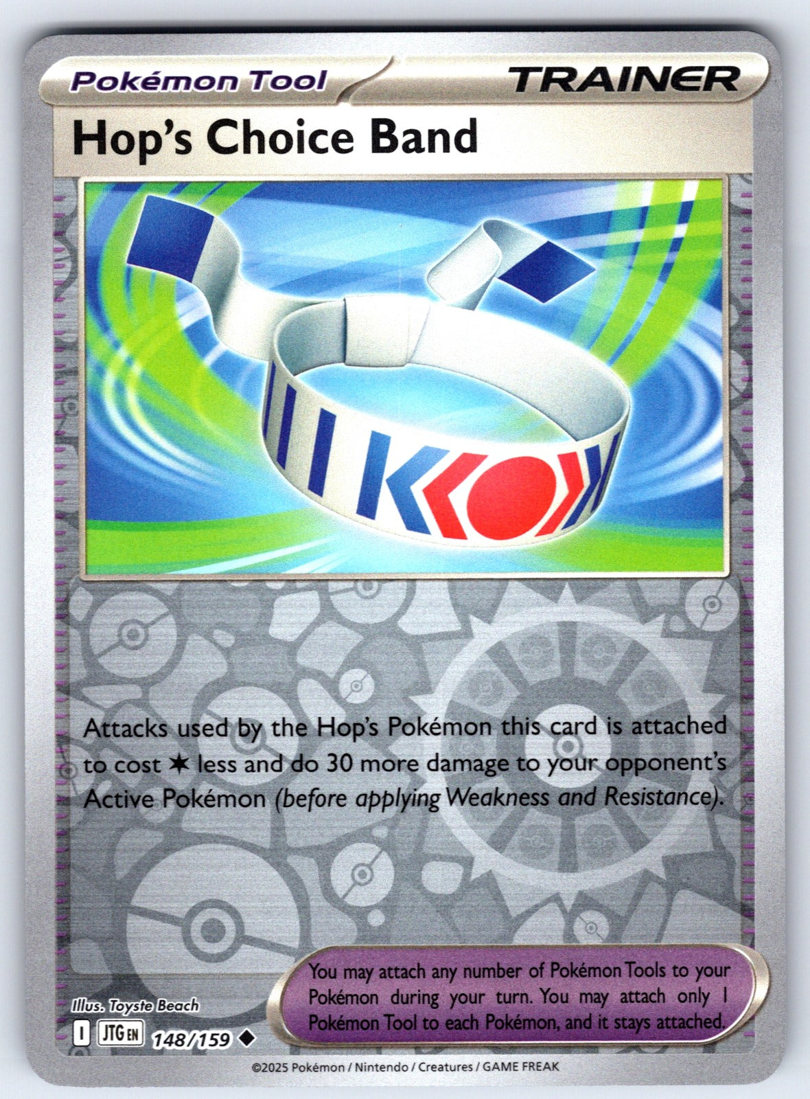 Hop's Choice Band Reverse Holo Uncommon SV09: Journey Together 148/159 NM 2025