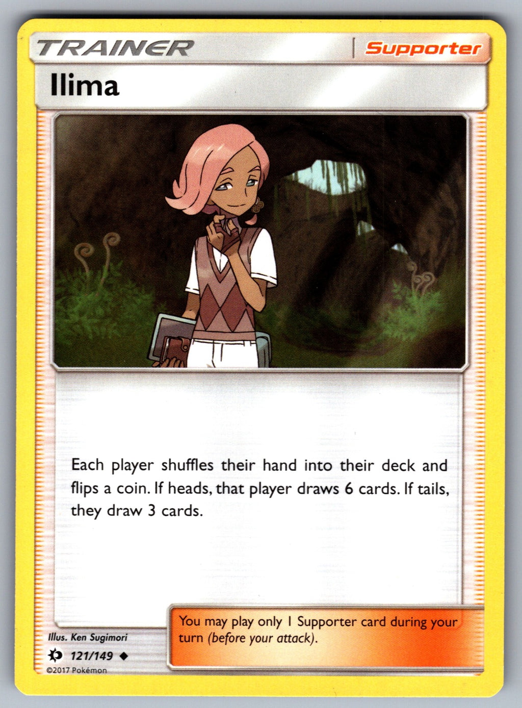 Ilima Uncommon SM Base Set 121/149 LP 2017
