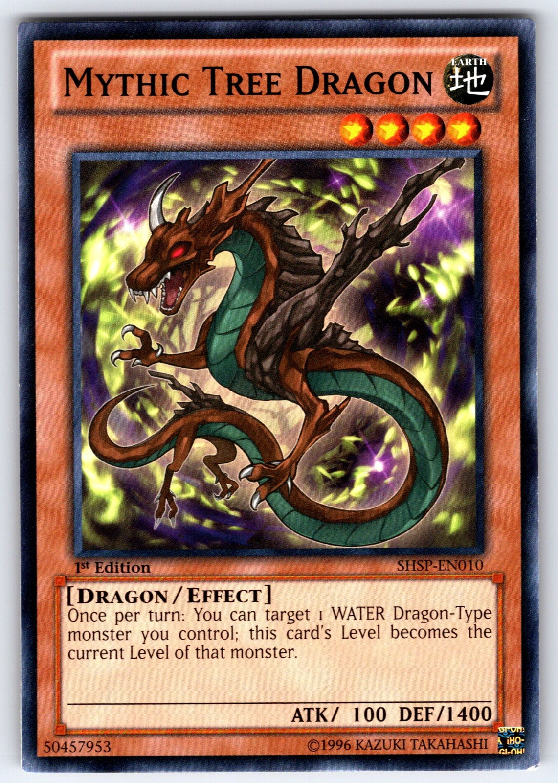 Mythic Tree Dragon 1st Edition Common Shadow Specters SHSP-EN010 LP 2013