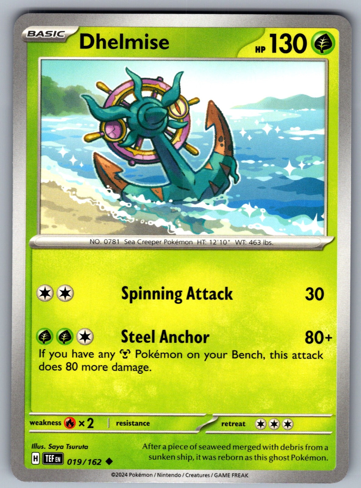 Dhelmise Uncommon SV05: Temporal Forces 019/162 NM 2024