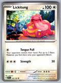 Lickitung Common SV05: Temporal Forces 124/162 NM 2024