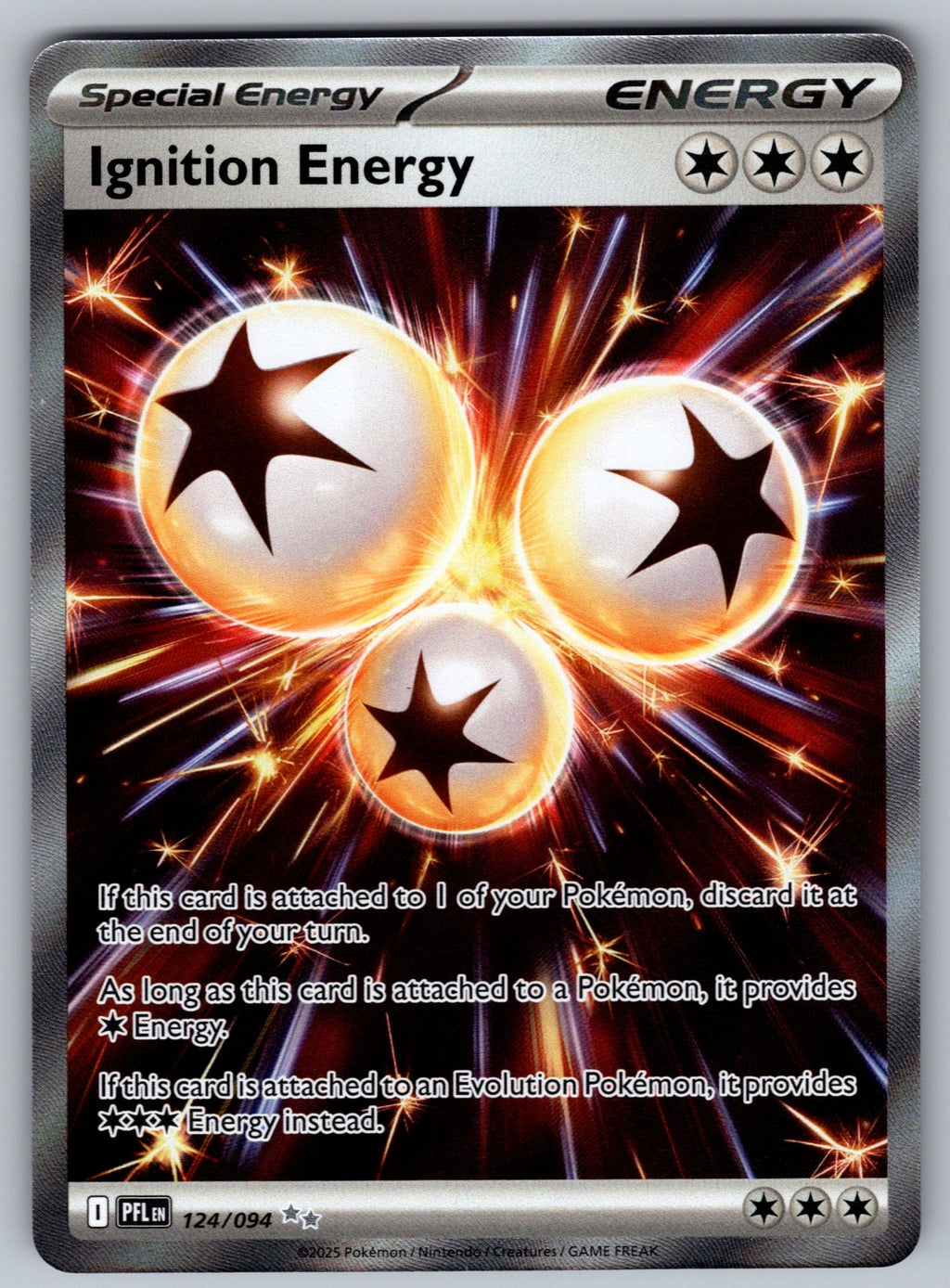 Ignition Energy Holo Ultra Rare ME02: Phantasmal Flames 124/094 NM 2025