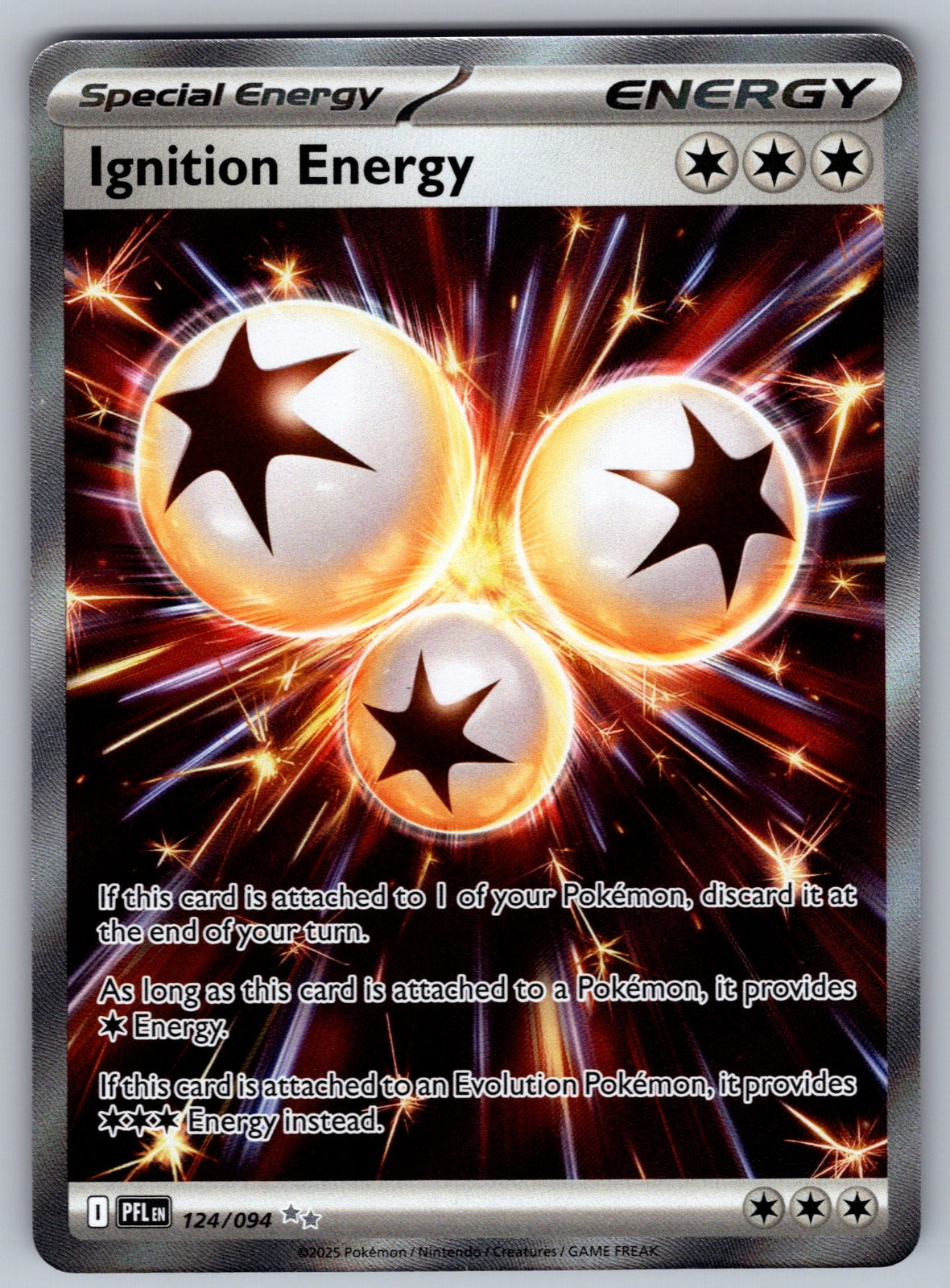 Ignition Energy Holo Ultra Rare ME02: Phantasmal Flames 124/094 NM 2025