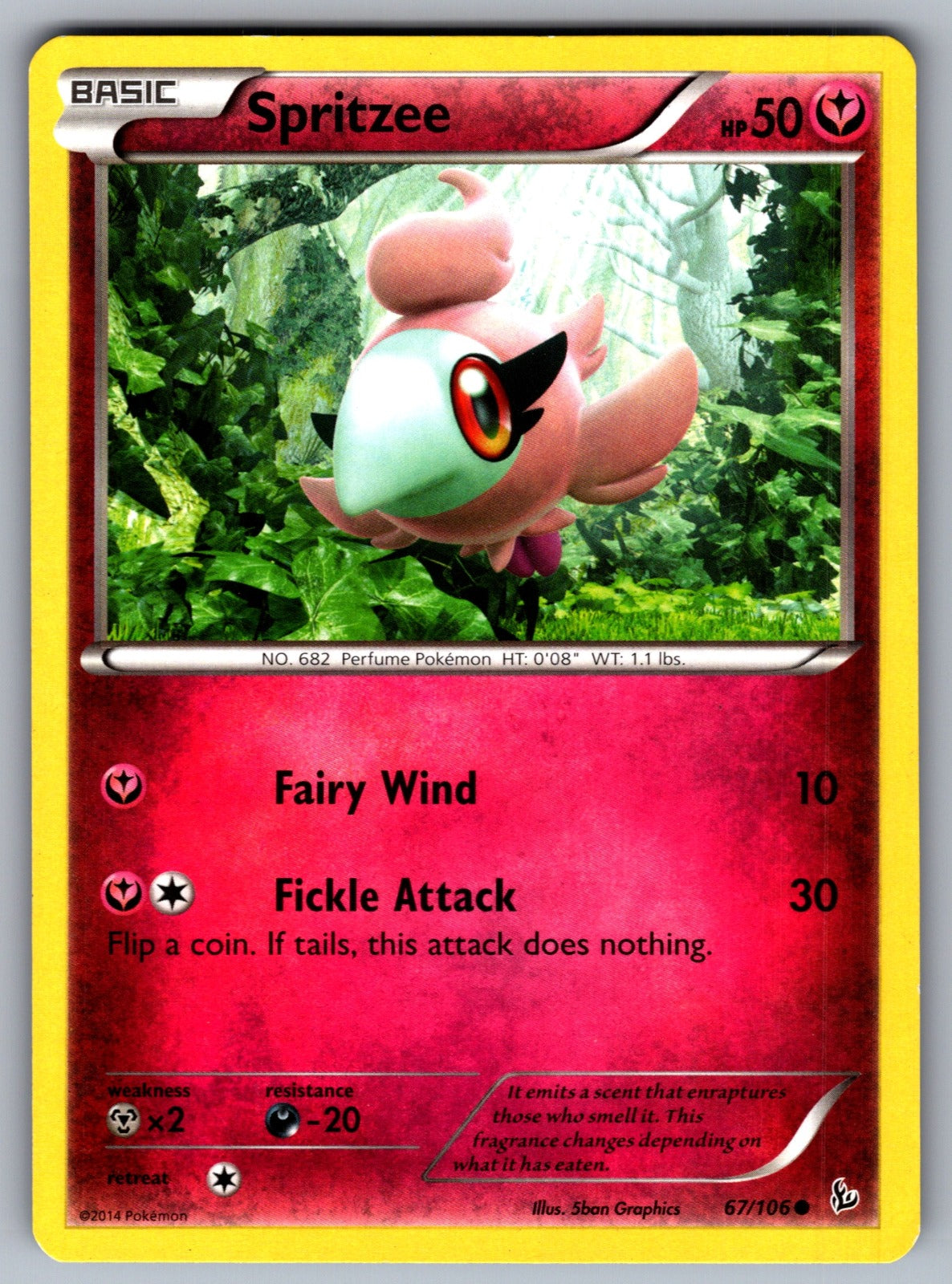 Spritzee Common XY - Flashfire 67/106 LP 2014