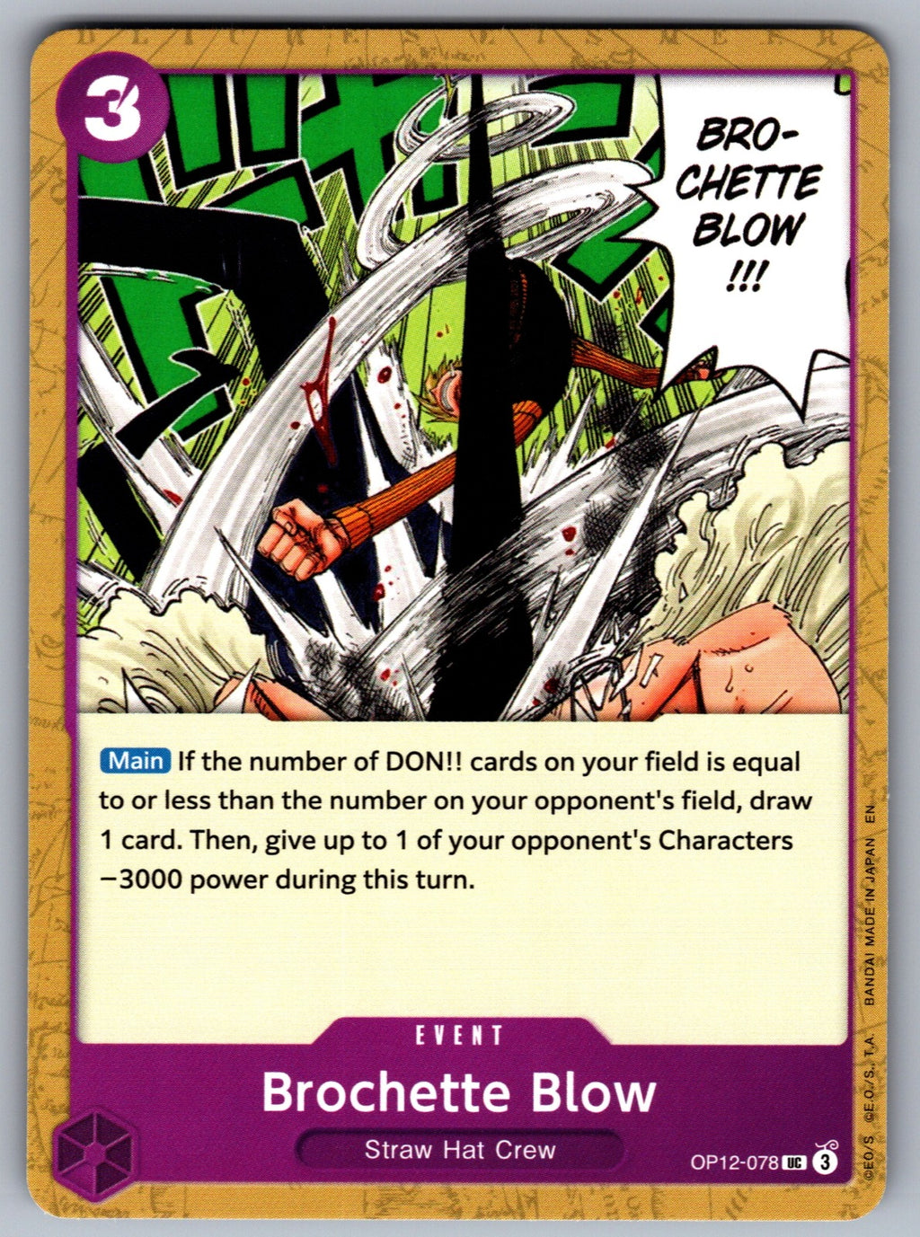 Brochette Blow UC Legacy of the Master OP12-078 NM 2025