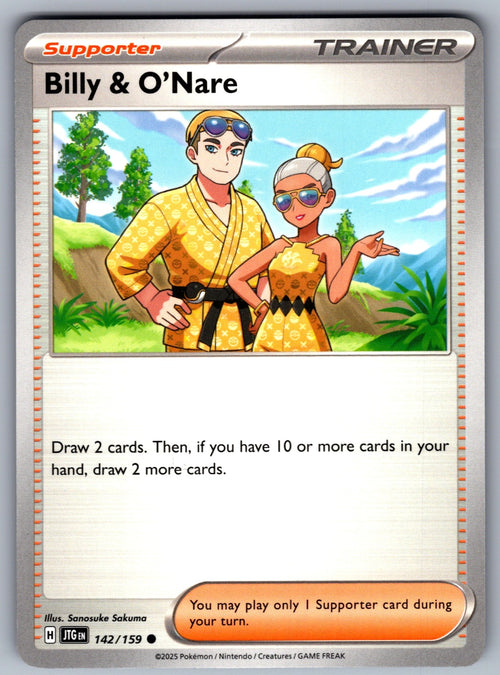 Billy & O'Nare Common SV09: Journey Together 142/159 NM 2025