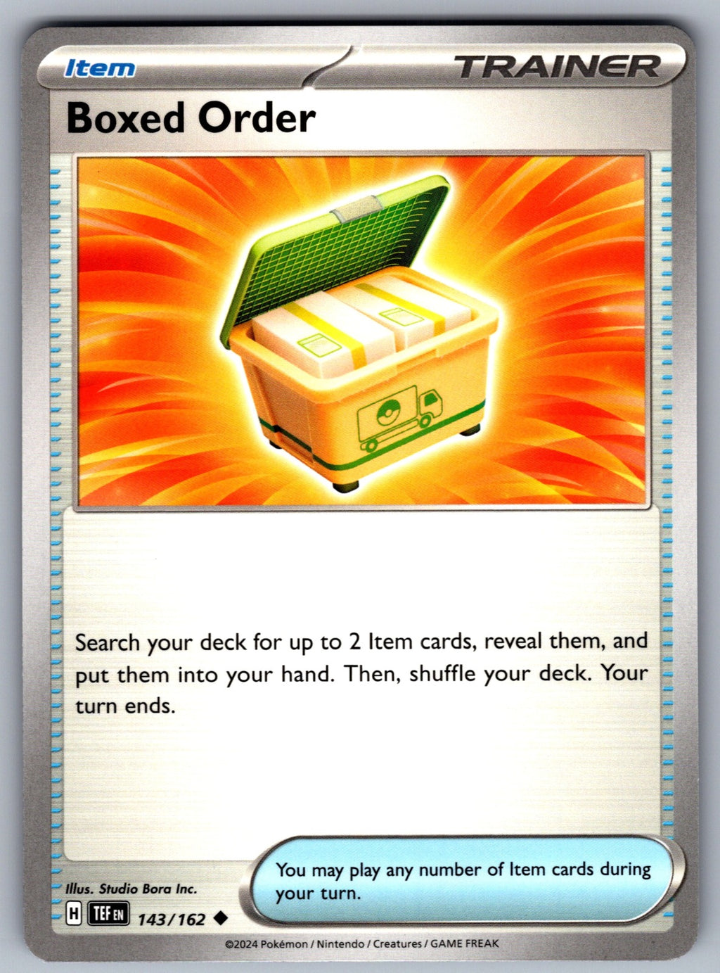 Boxed Order Uncommon SV05: Temporal Forces 143/162 NM 2024