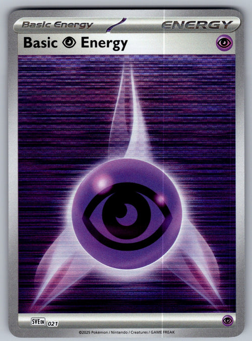 Basic Psychic Energy - Reverse Holo Common SVE: Scarlet & Violet Energies 021 NM