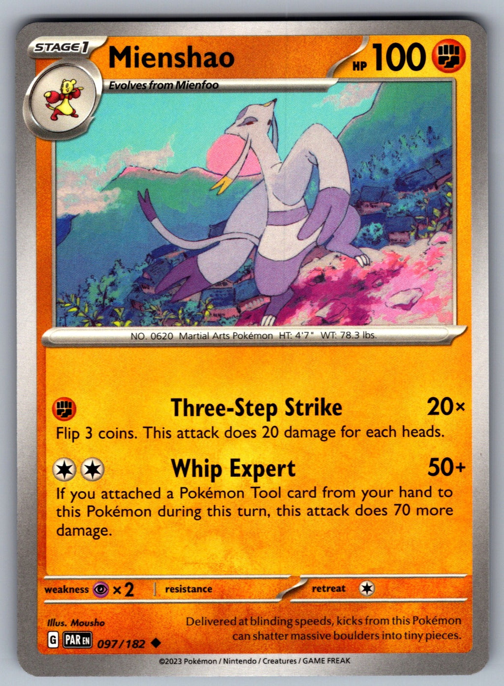 Mienshao Uncommon SV04: Paradox Rift 097/182 NM 2023
