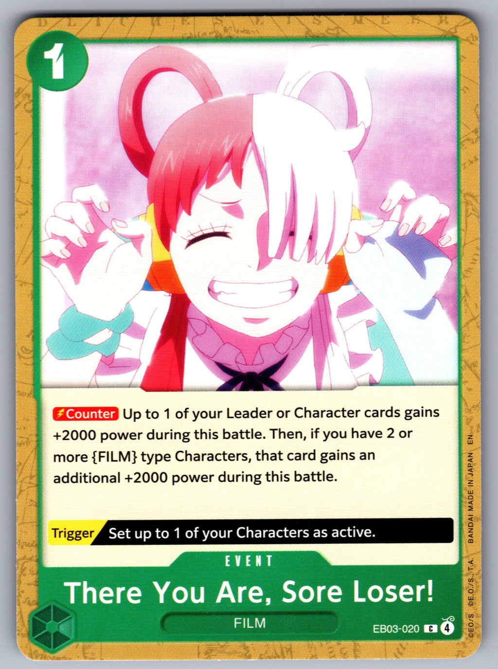 There You Are, Sore Loser! C Extra Booster: One Piece Heroines Edition EB03-020 