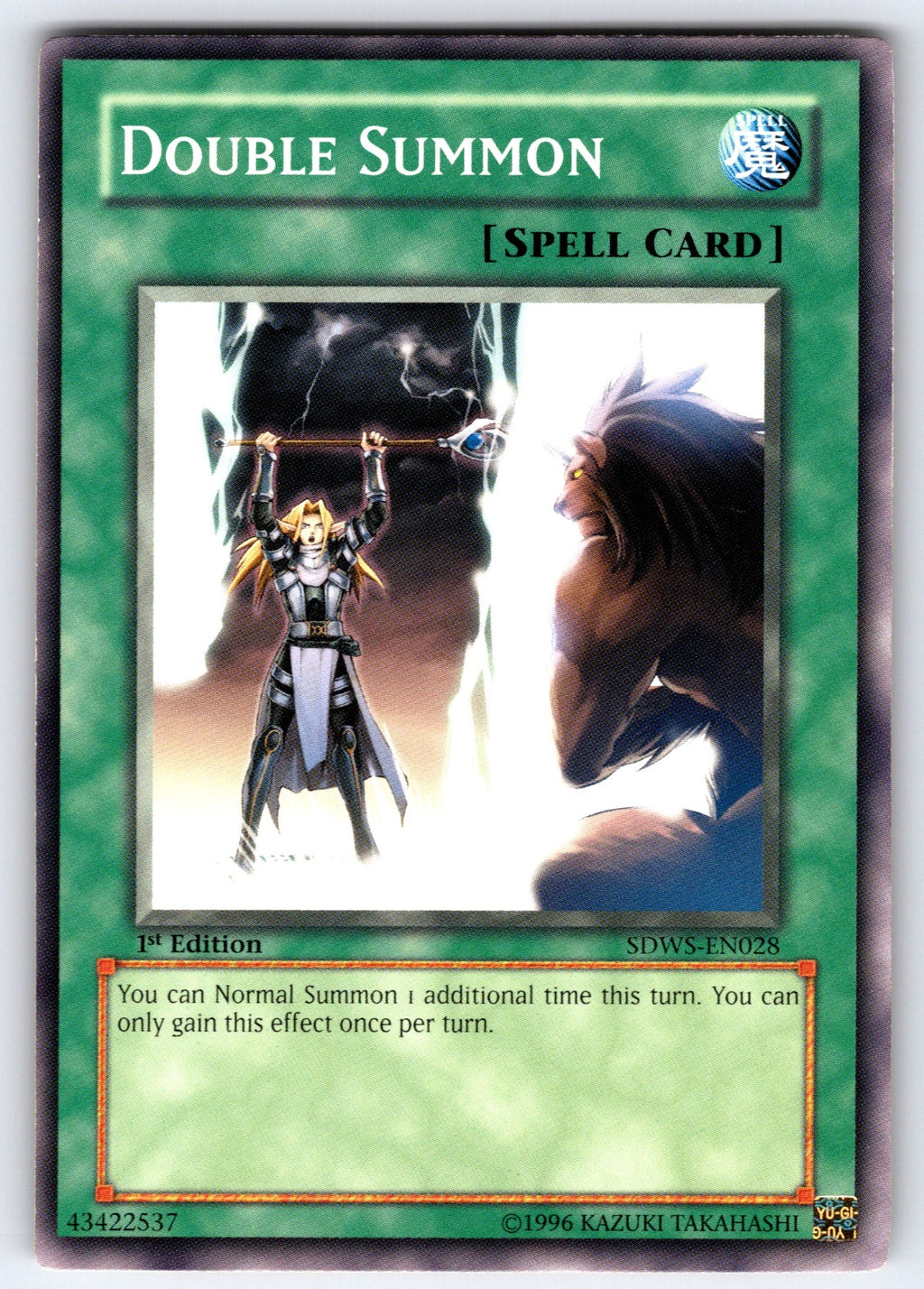 Double Summon 1st Edition Common Speed Duel GX: Midterm Paradox SGX2-END18 LP 20