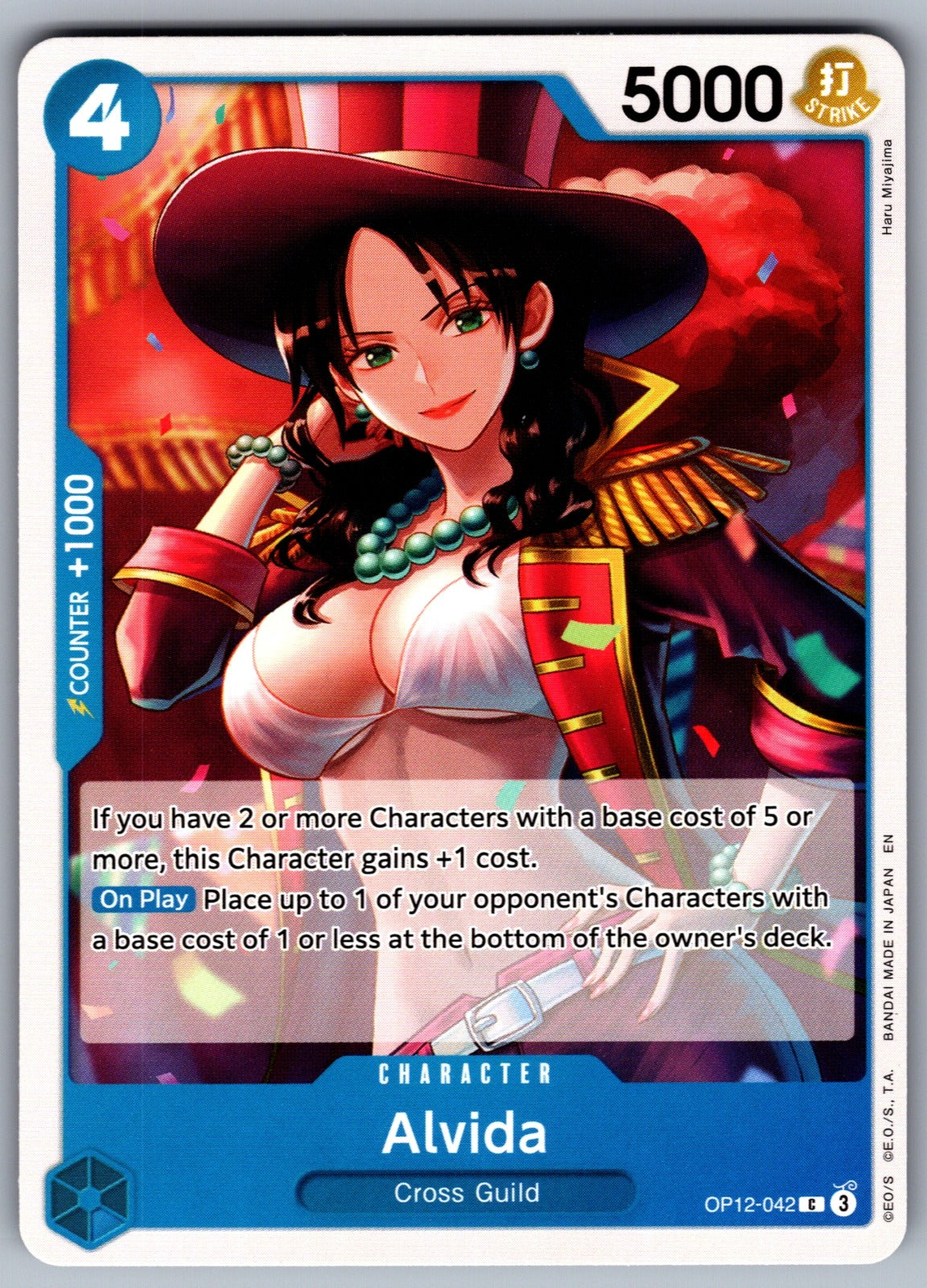 Alvida C Legacy of the Master OP12-042 NM 2025