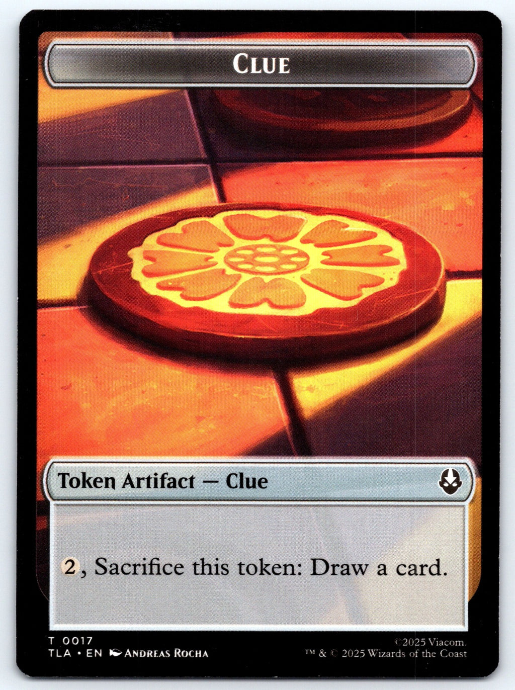 Ally (0006) // Soldier (0002) Double-Sided Token T Avatar: The Last Airbender 6  (Back)