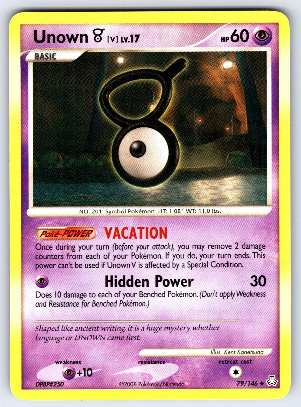 Unown (V) Uncommon Legends Awakened 79/146 LP 2008
