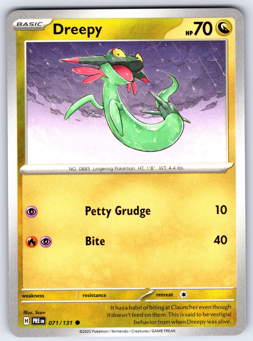 Dreepy Common SV: Prismatic Evolutions 071/131 NM 2025