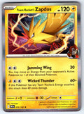 Team Rocket's Zapdos Holo Rare SV10: Destined Rivals 070/182 NM 2025