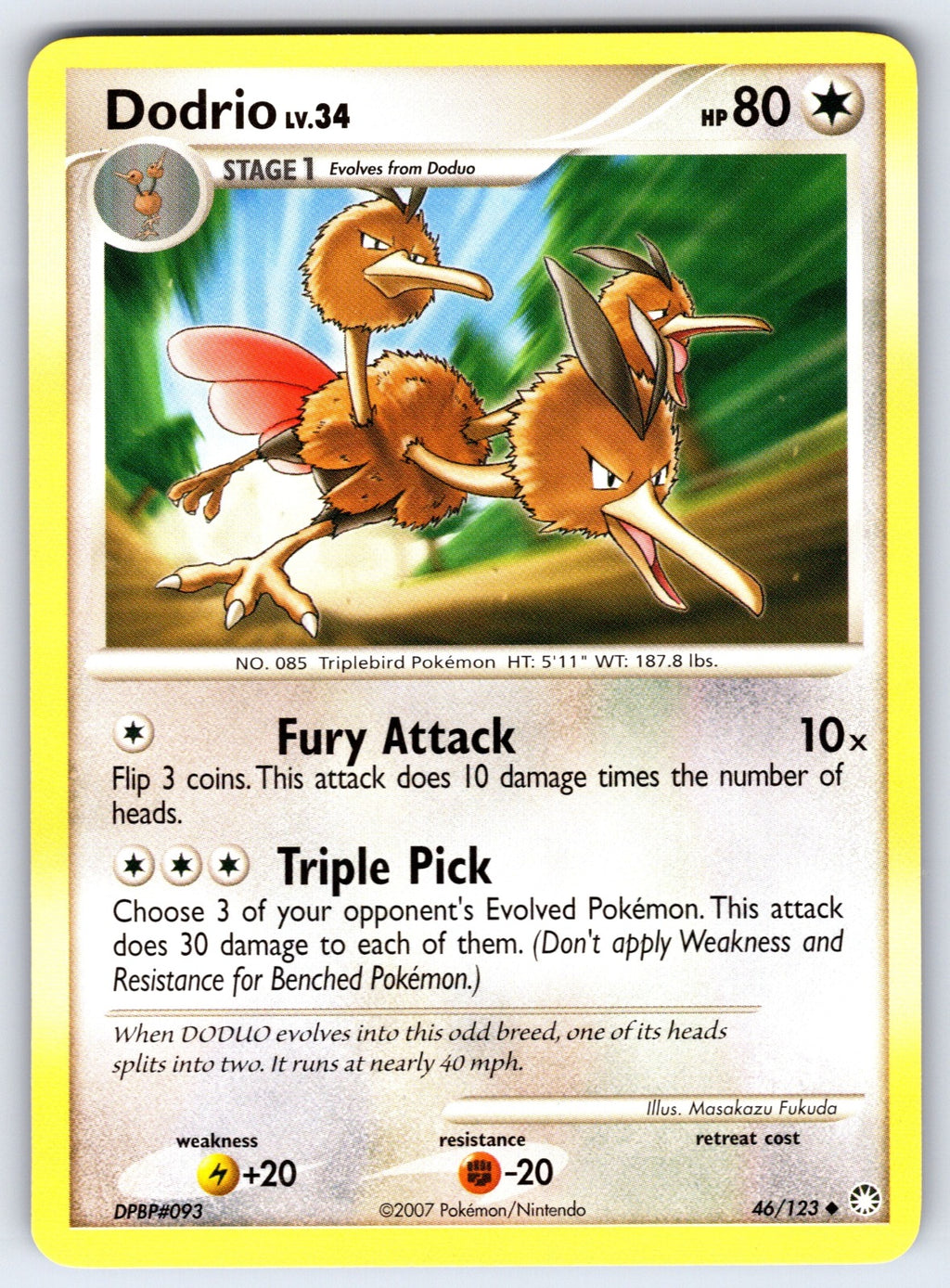 Dodrio Uncommon Mysterious Treasures 46/123 LP 2007