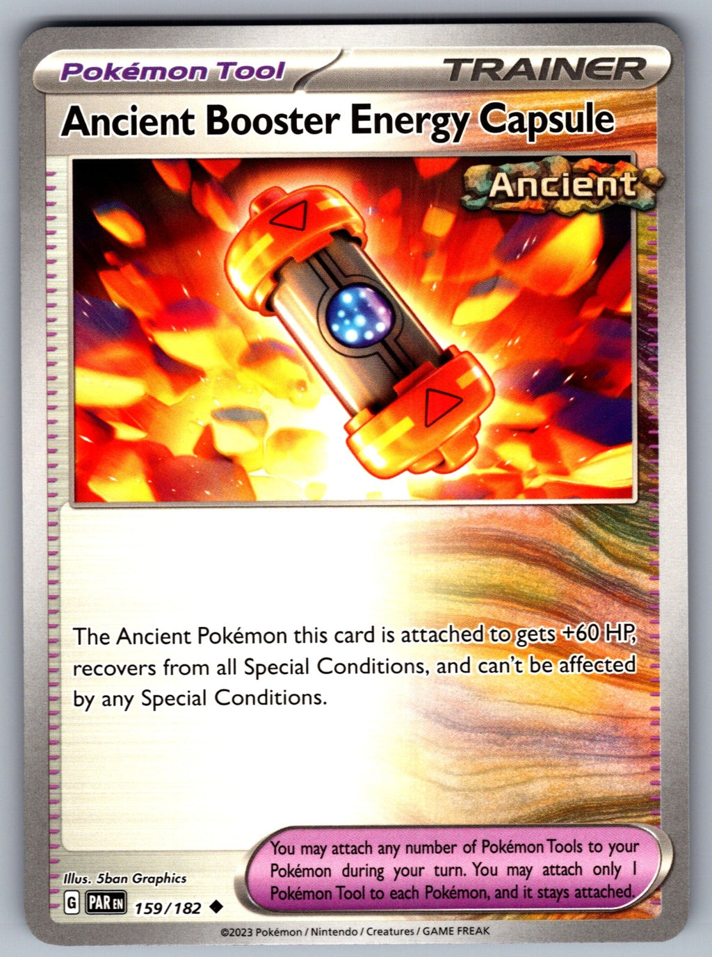 Ancient Booster Energy Capsule Uncommon SV04: Paradox Rift 159/182 NM 2023