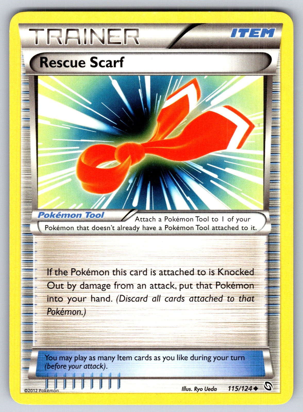 Rescue Scarf Uncommon Dragons Exalted 115/124 LP 2012