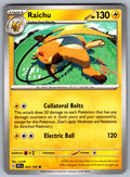 Raichu Common SV05: Temporal Forces 052/162 NM 2024