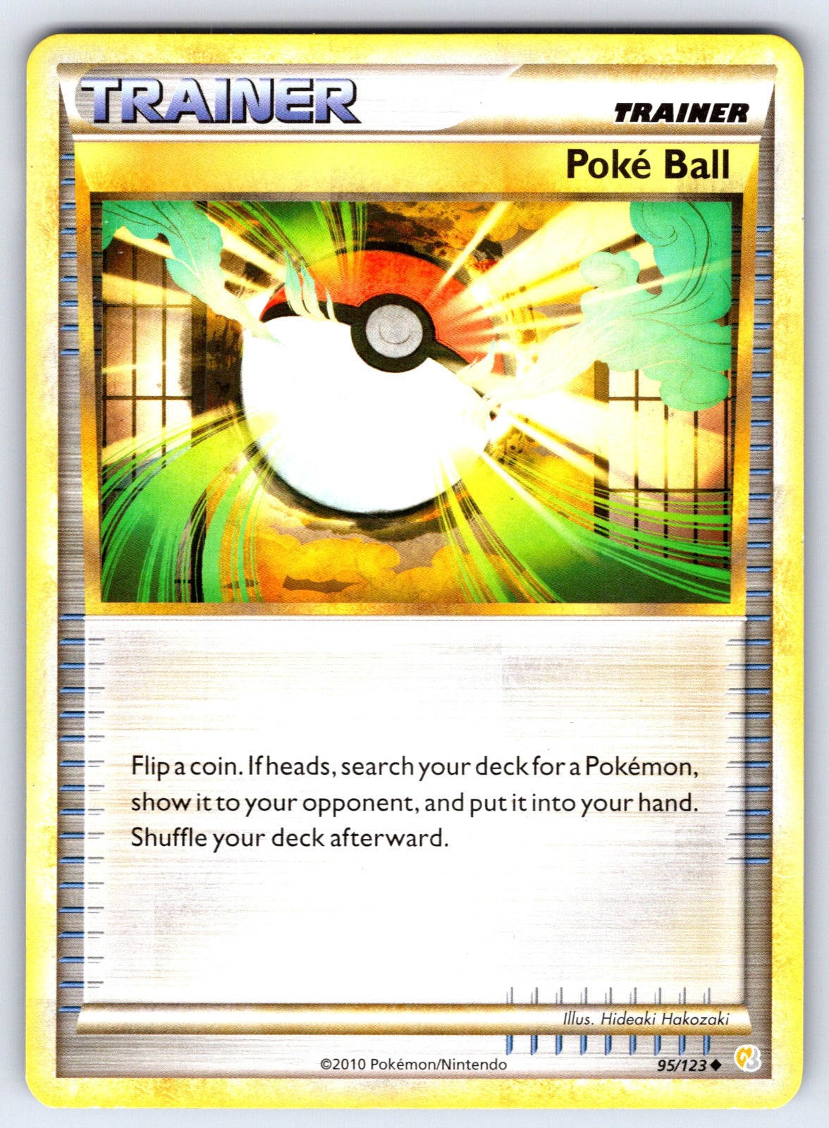 Poke Ball Uncommon HeartGold SoulSilver 95/123 LP 2010