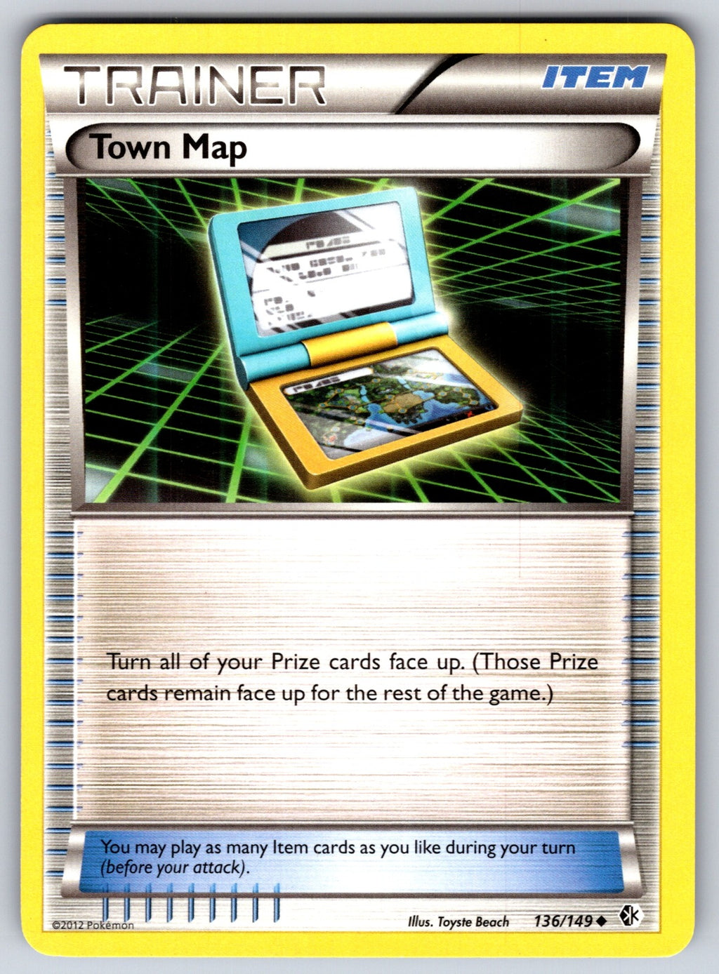 Town Map Uncommon Boundaries Crossed 136/149 LP 2012