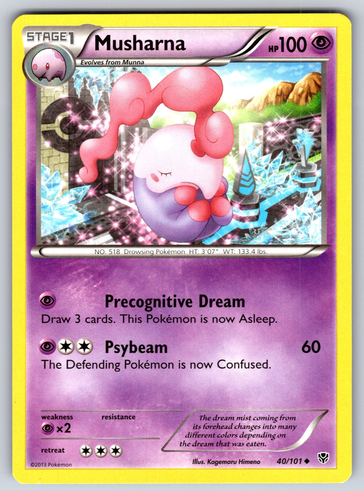 Musharna Uncommon Plasma Blast 40/101 LP 2013