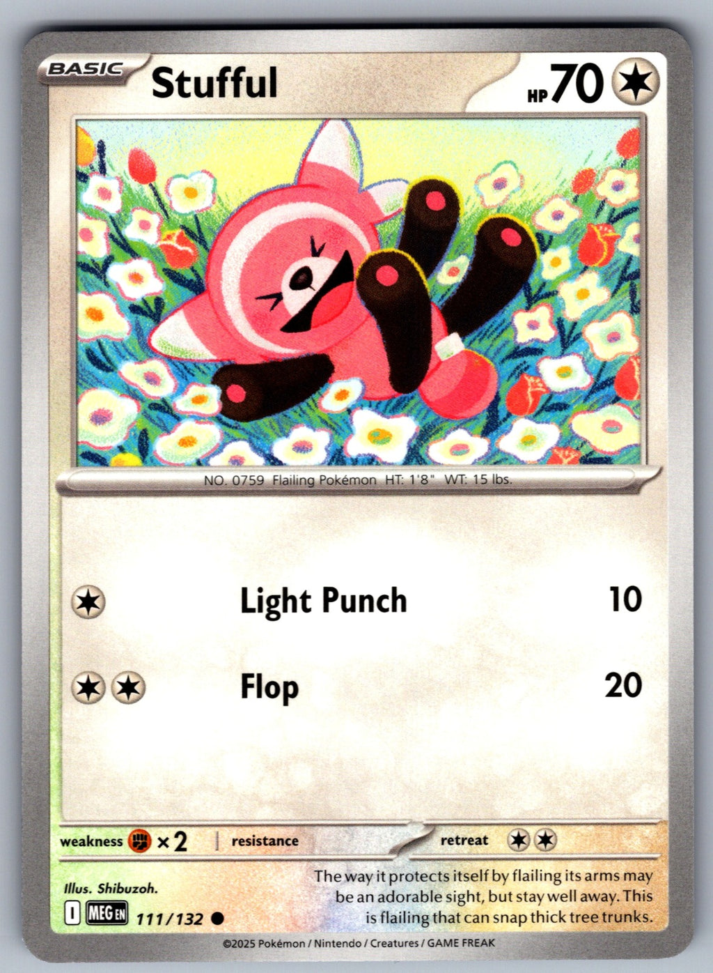 Stufful Common ME01: Mega Evolution 111/132 NM 2025