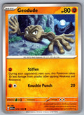 Geodude Common SV: Scarlet & Violet 151 074/165 NM 2023