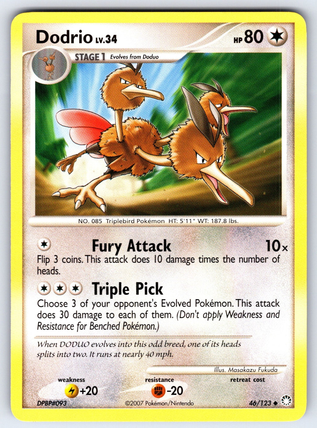 Dodrio Uncommon Mysterious Treasures 46/123 LP 2007