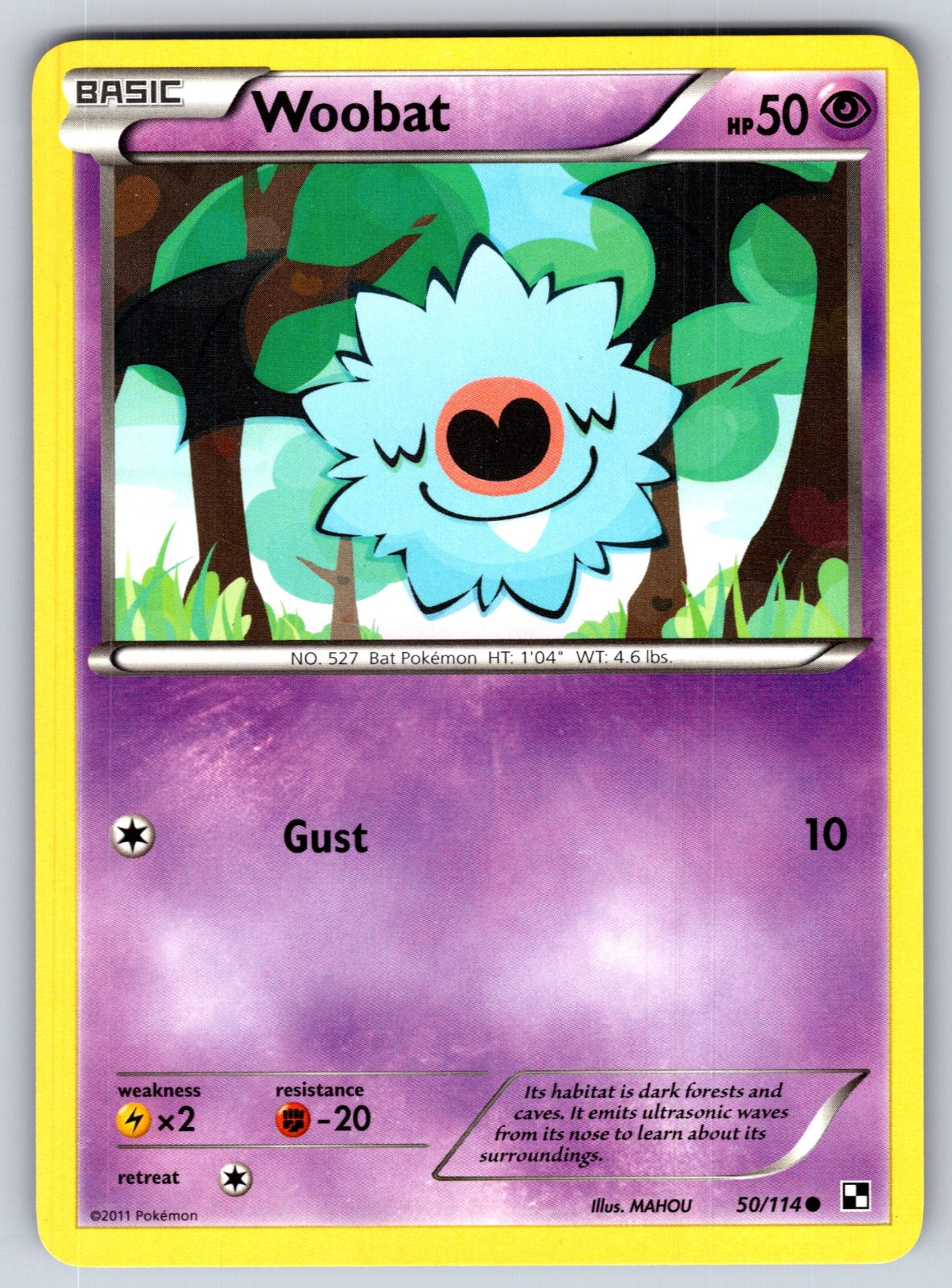 Woobat Common Black and White 50/114 LP 2011