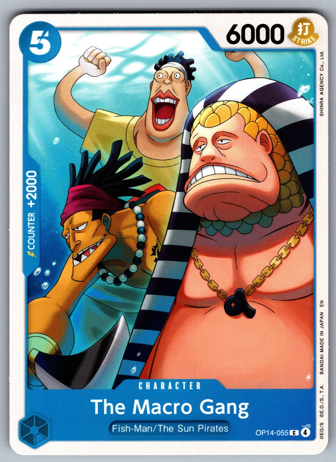The Macro Gang C The Azure Sea's Seven OP14-055 NM 2026