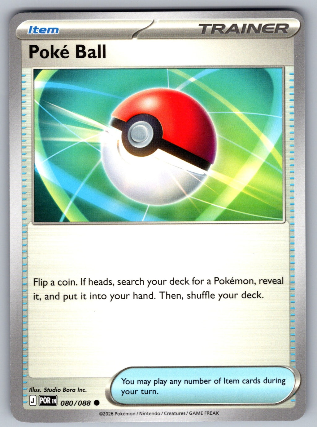 Poke Ball Common ME03: Perfect Order 080/088 NM 2026