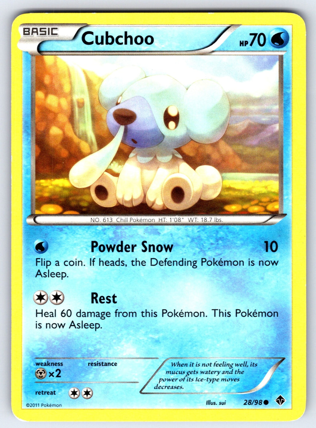 Cubchoo (28) Common Emerging Powers 28/98 LP 2011