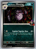 Team Rocket's Weezing Uncommon SV10: Destined Rivals 126/182 NM 2025