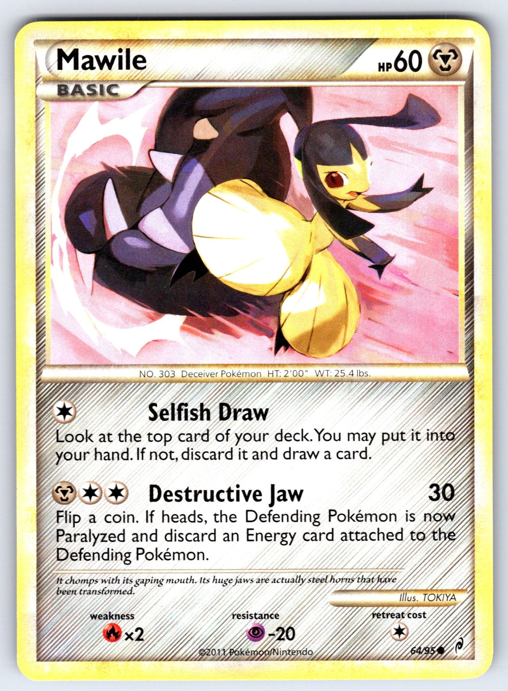 Mawile Common Call of Legends 64/95 LP 2011
