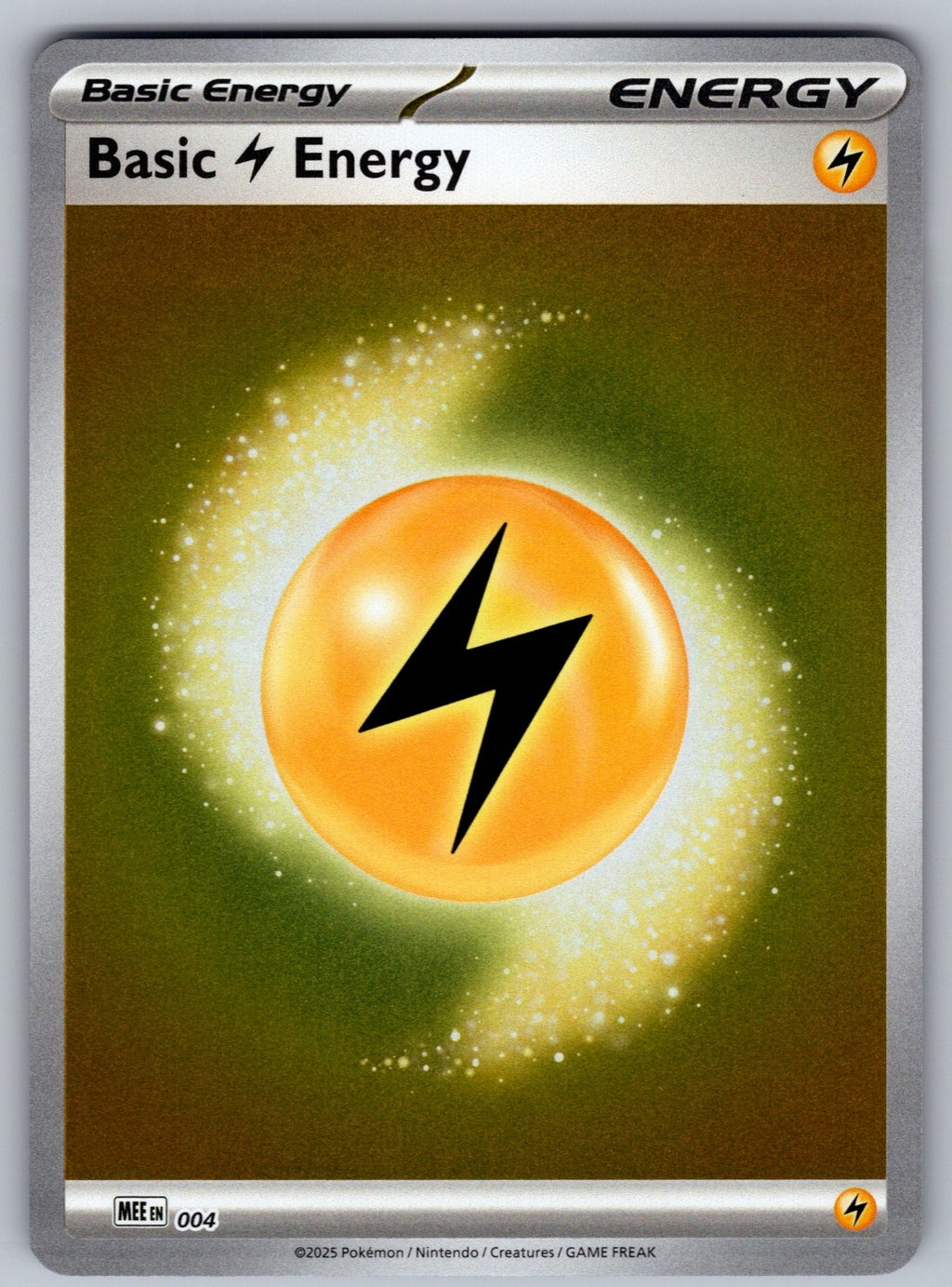 Basic Lightning Energy (Cosmos Holo) Holo Common SVE: Scarlet & Violet Energies 