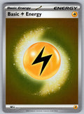 Basic Lightning Energy (Cosmos Holo) Holo Common SVE: Scarlet & Violet Energies 