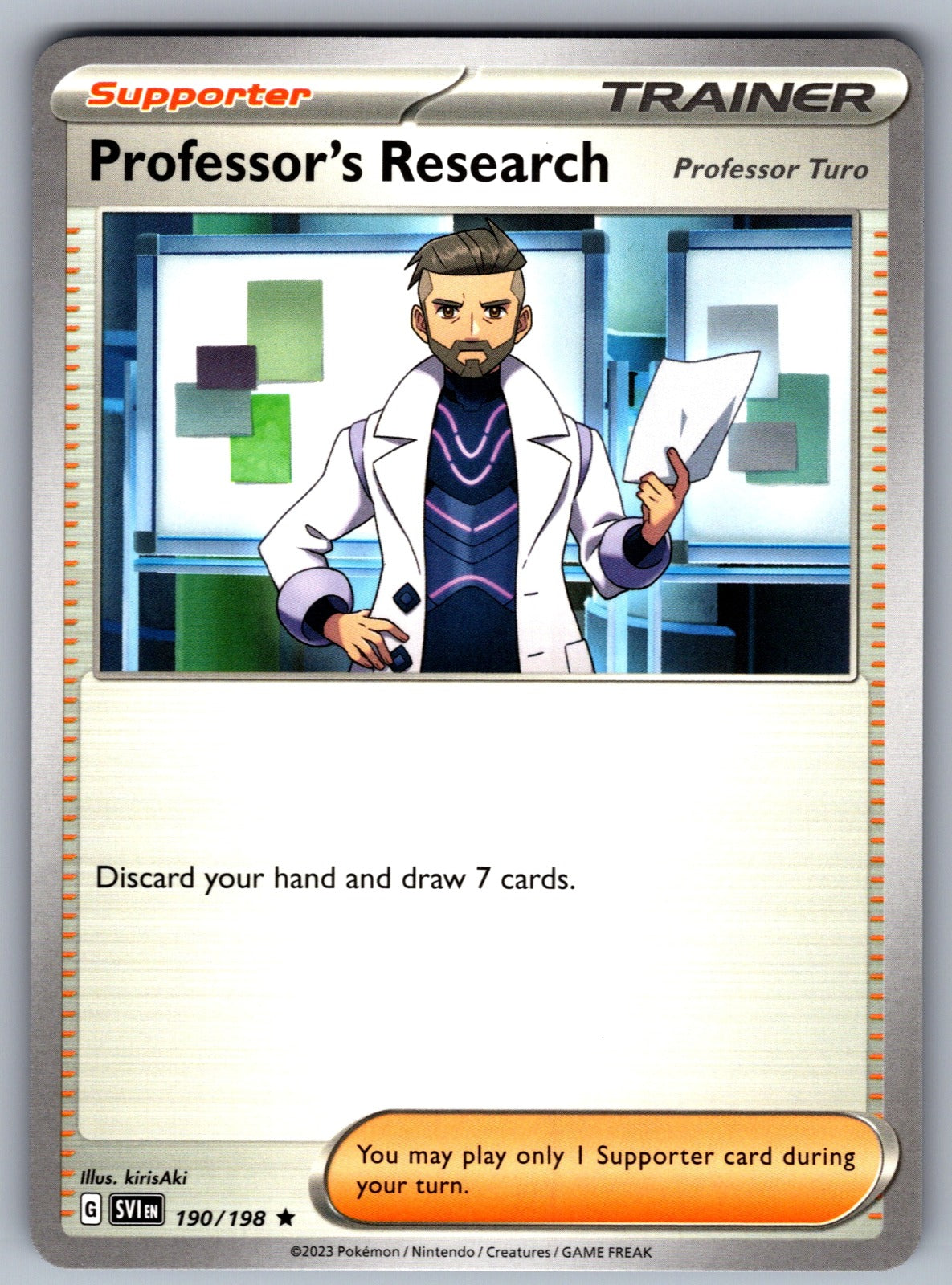 Professor's Research - Promo Deck Exclusives 190/198 NM 2016