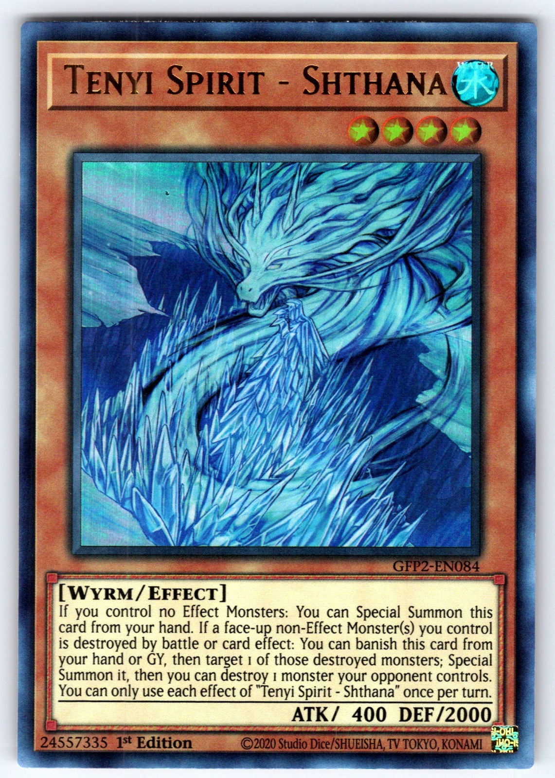 Tenyi Spirit - Shthana 1st Edition Ultra Rare Ghosts From the Past: The 2nd Haun