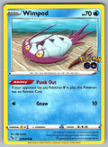 Wimpod Common Pokemon GO 025/078 NM 2022