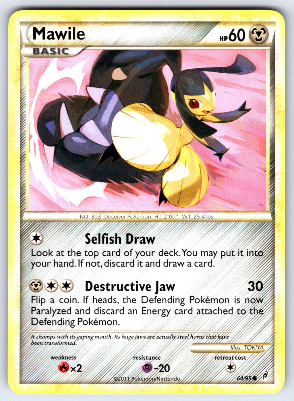 Mawile Common Call of Legends 64/95 LP 2011