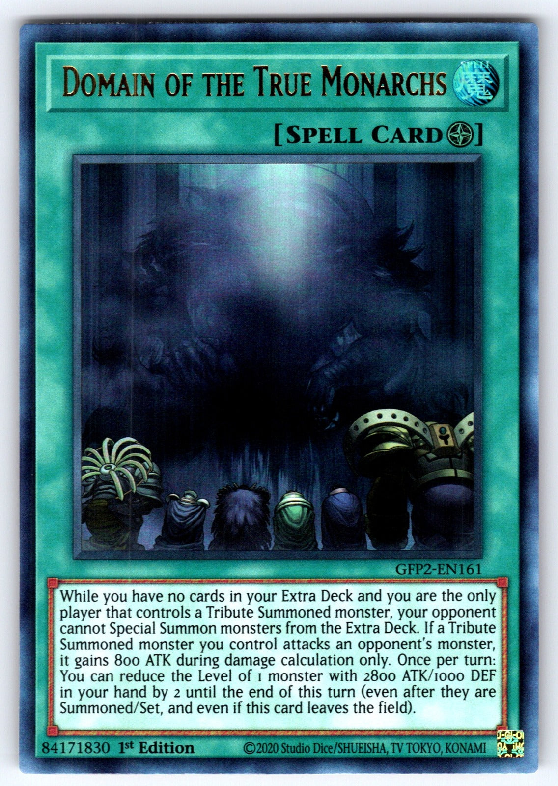 Domain of the True Monarchs 1st Edition Ultra Rare Ghosts From the Past: The 2nd